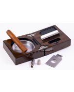 Folding Ashtray Set w/ Accessories