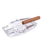 Hexagon Crystal Cigar Ashtray