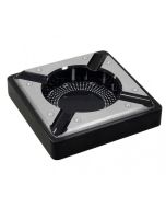 Saint Lucia Metal & Black Ashtray