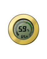 Digital Hygrometer w/Calibration (Gold)