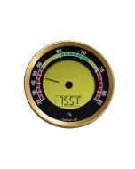 Gold Round Digital Hygrometer