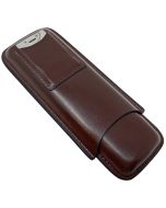 Cigar Leather Case w/ Cutter (Brown)