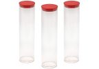 Plastic Storage Tubes 1.75" x 8"