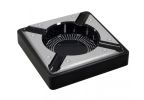 Saint Lucia Metal & Black Ashtray